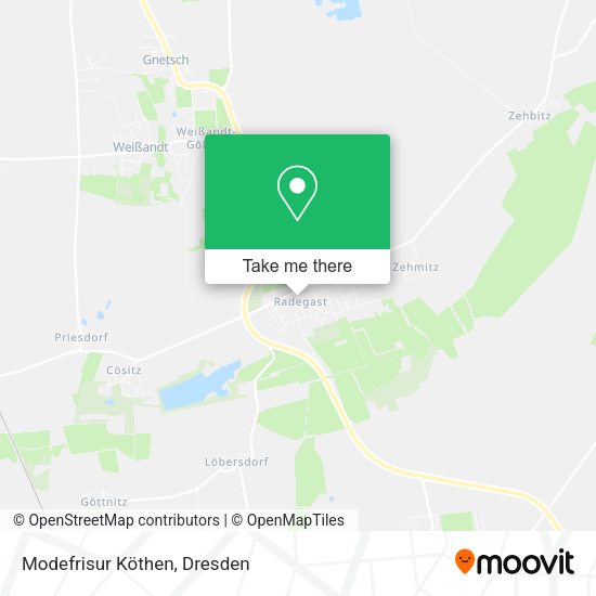 Карта Modefrisur Köthen