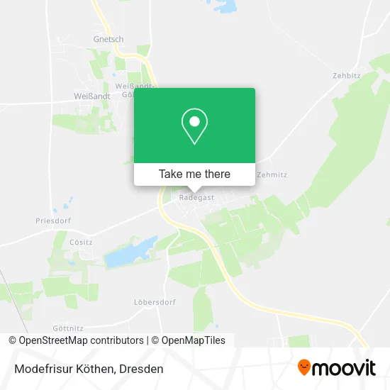 Карта Modefrisur Köthen