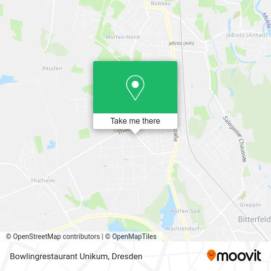 Карта Bowlingrestaurant Unikum