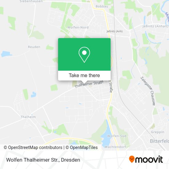 Карта Wolfen Thalheimer Str.