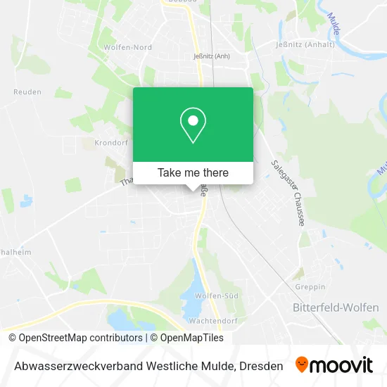 Карта Abwasserzweckverband Westliche Mulde