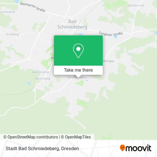 Карта Stadt Bad Schmiedeberg