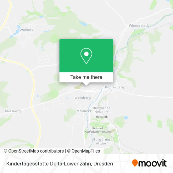 Карта Kindertagesstätte Delta-Löwenzahn