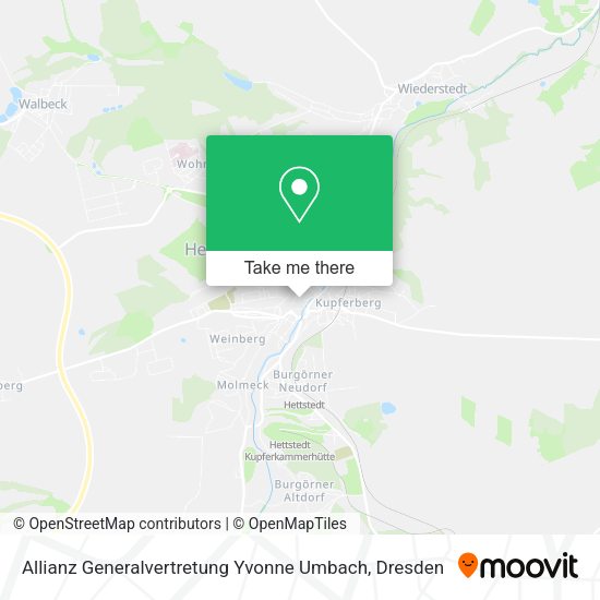 Карта Allianz Generalvertretung Yvonne Umbach