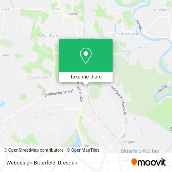 Карта Webdesign Bitterfeld