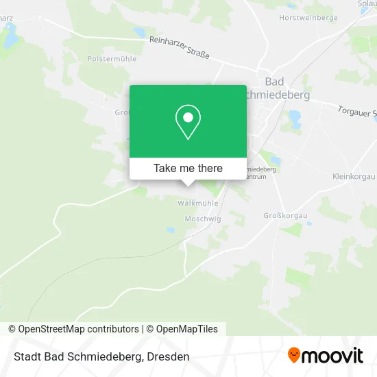 Карта Stadt Bad Schmiedeberg