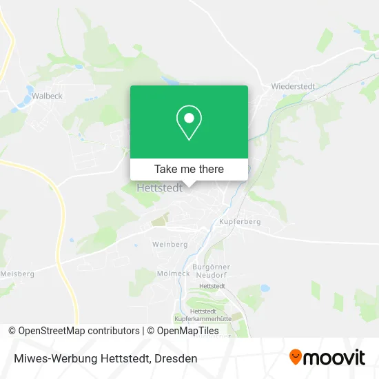 Карта Miwes-Werbung Hettstedt