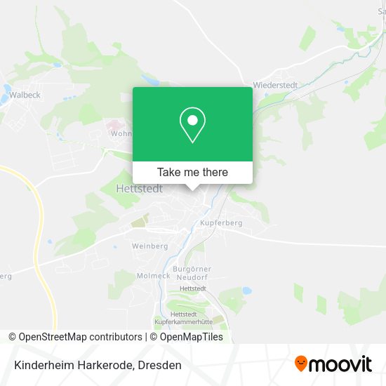 Карта Kinderheim Harkerode