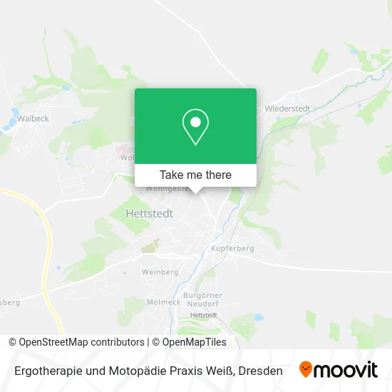 Карта Ergotherapie und Motopädie Praxis Weiß