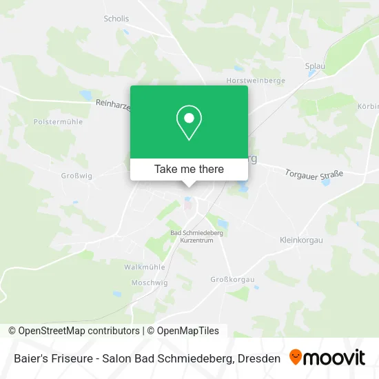 Карта Baier's Friseure - Salon Bad Schmiedeberg