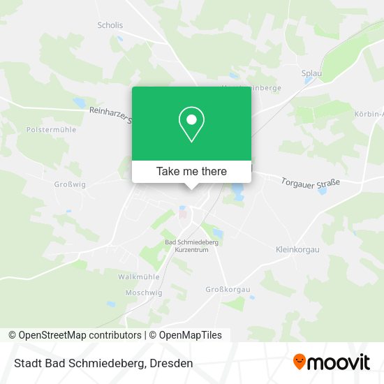 Карта Stadt Bad Schmiedeberg
