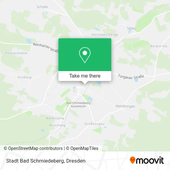 Карта Stadt Bad Schmiedeberg