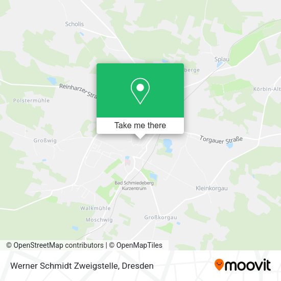 Карта Werner Schmidt Zweigstelle