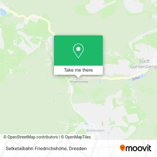 Карта Selketalbahn Friedrichshöhe