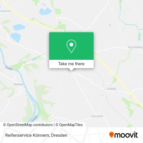 Карта Reifenservice Könnern