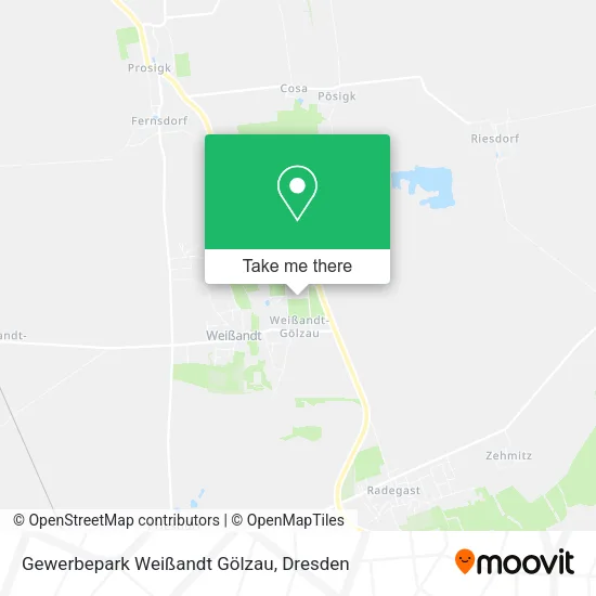 Gewerbepark Weißandt Gölzau map