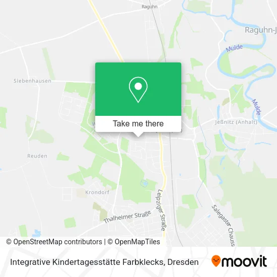 Карта Integrative Kindertagesstätte Farbklecks
