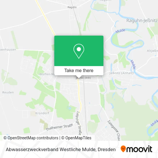 Карта Abwasserzweckverband Westliche Mulde