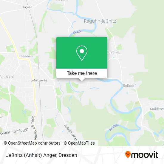 Карта Jeßnitz (Anhalt) Anger