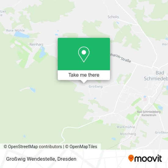 Карта Großwig Wendestelle