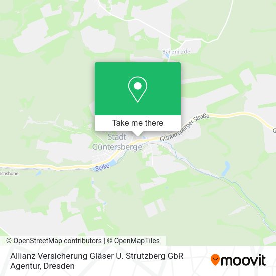 Карта Allianz Versicherung Gläser U. Strutzberg GbR Agentur