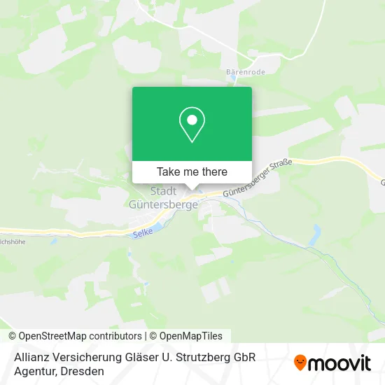 Карта Allianz Versicherung Gläser U. Strutzberg GbR Agentur