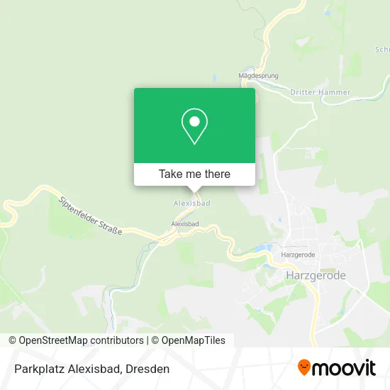 Карта Parkplatz Alexisbad