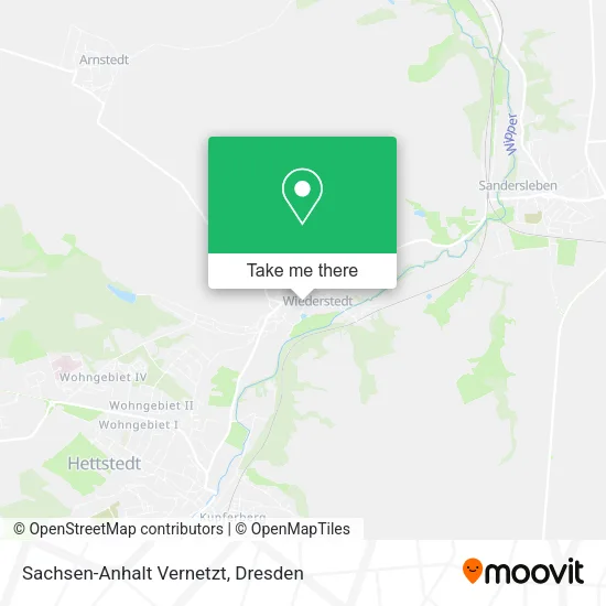 Карта Sachsen-Anhalt Vernetzt