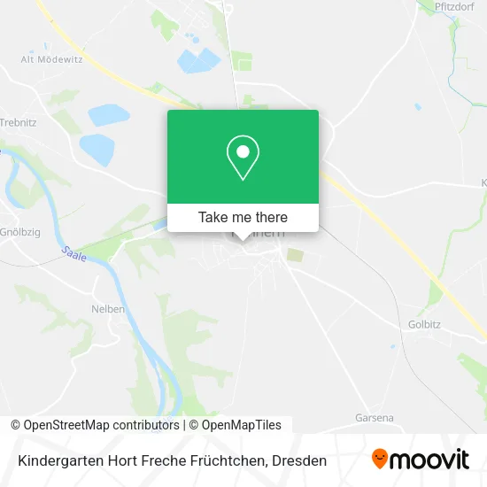Карта Kindergarten Hort Freche Früchtchen