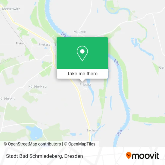 Карта Stadt Bad Schmiedeberg