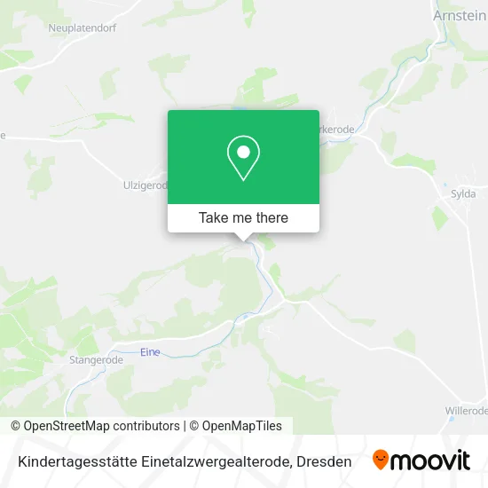 Карта Kindertagesstätte Einetalzwergealterode