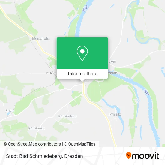 Карта Stadt Bad Schmiedeberg