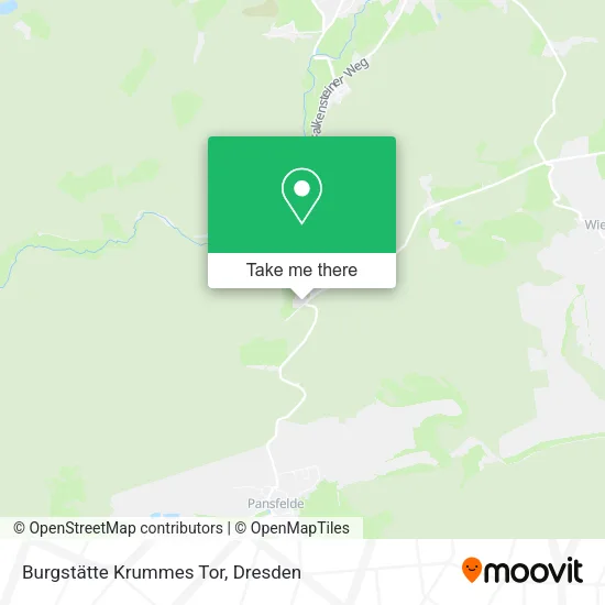 Карта Burgstätte Krummes Tor