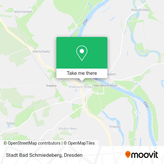 Карта Stadt Bad Schmiedeberg