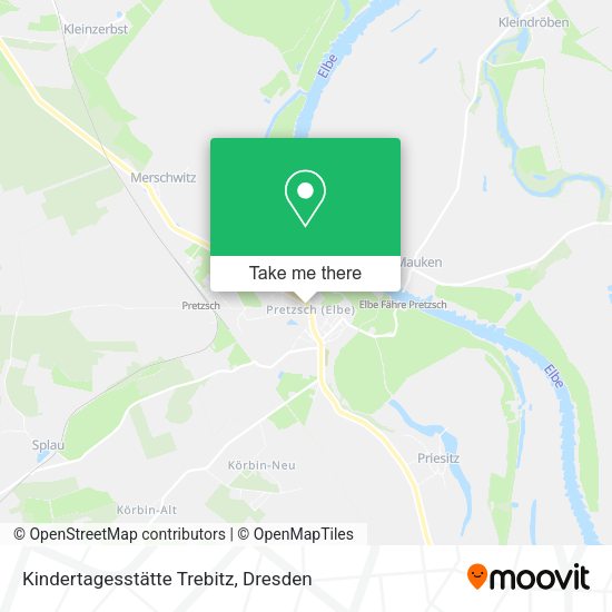 Карта Kindertagesstätte Trebitz
