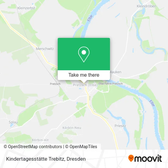 Карта Kindertagesstätte Trebitz