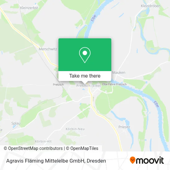 Карта Agravis Fläming Mittelelbe GmbH