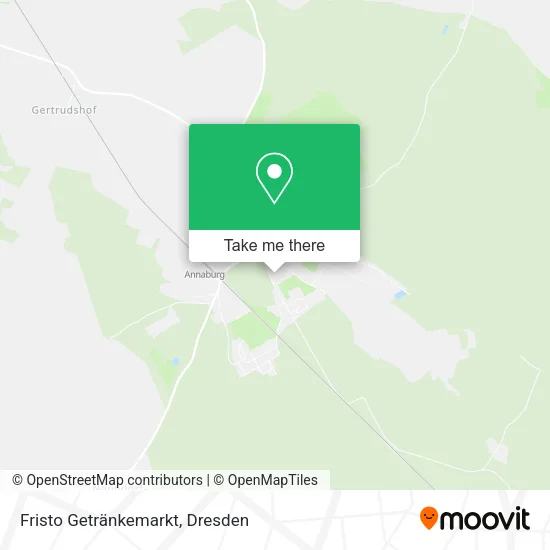Карта Fristo Getränkemarkt