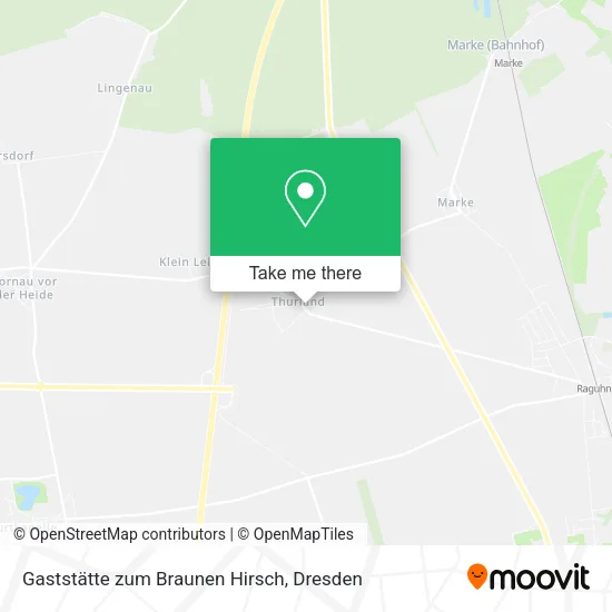 Карта Gaststätte zum Braunen Hirsch