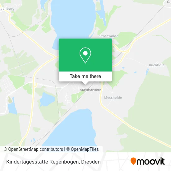 Карта Kindertagesstätte Regenbogen