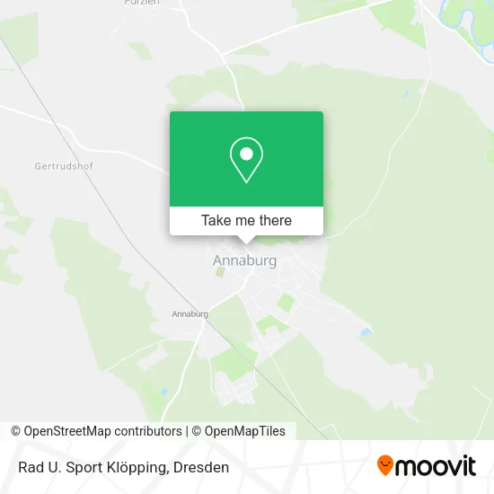 Карта Rad U. Sport Klöpping