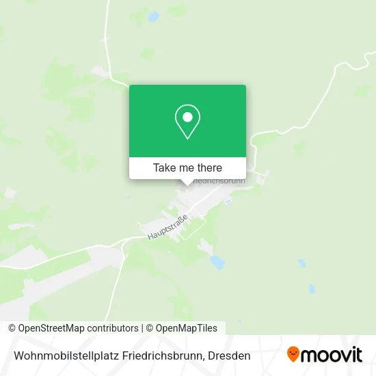 Карта Wohnmobilstellplatz Friedrichsbrunn