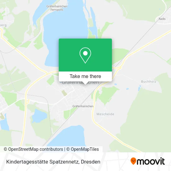 Карта Kindertagesstätte Spatzennetz