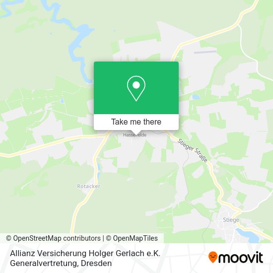 Карта Allianz Versicherung Holger Gerlach e.K. Generalvertretung