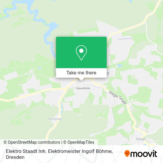 Карта Elektro Staadt Inh. Elektromeister Ingolf Böhme