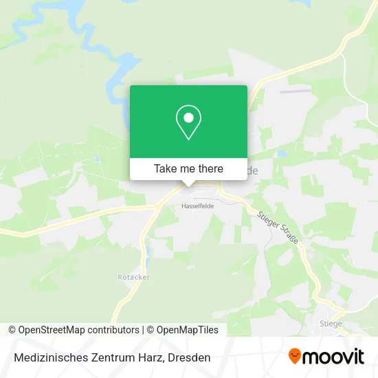 Карта Medizinisches Zentrum Harz