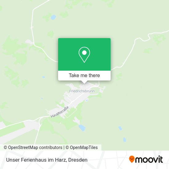 Карта Unser Ferienhaus im Harz