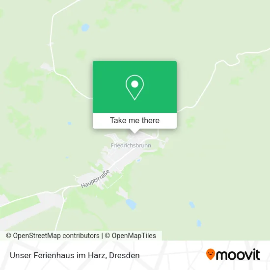 Карта Unser Ferienhaus im Harz