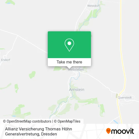 Карта Allianz Versicherung Thomas Höhn Generalvertretung
