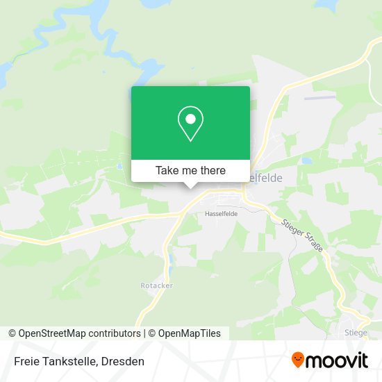 Карта Freie Tankstelle